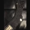 Original niche handmade tassel crystal socks