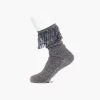 Custom Handmade Tassel Crystal Stacked Socks 6