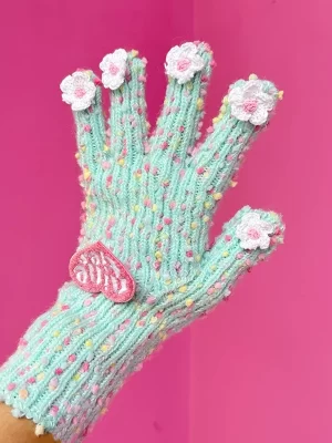 Handmade Crochet Gloves 1