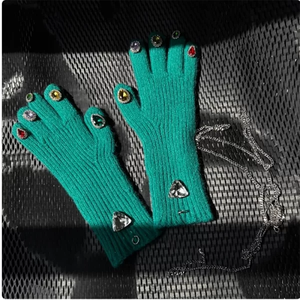 Touchscreen Thanos Diamond Wool Gloves