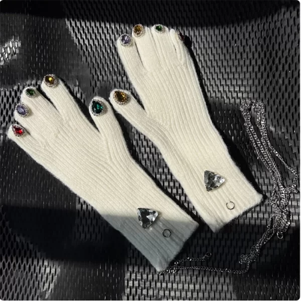 Touchscreen Thanos Diamond Wool Gloves