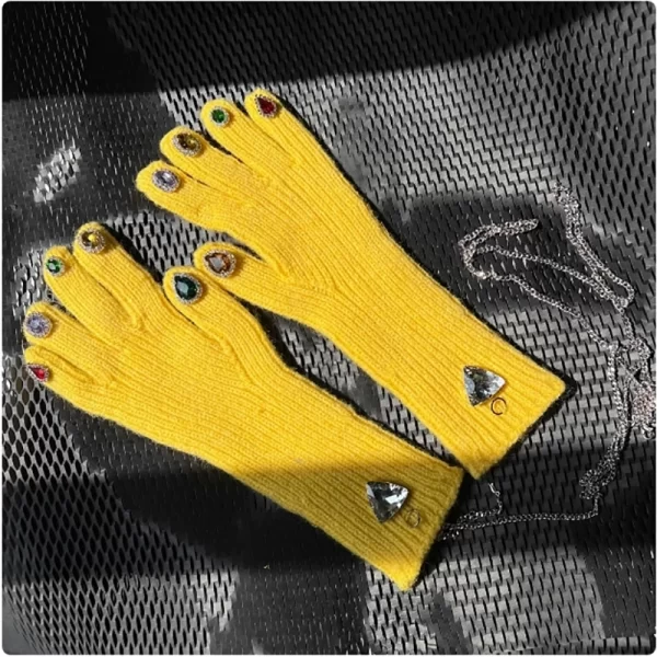 Touchscreen Thanos Diamond Wool Gloves