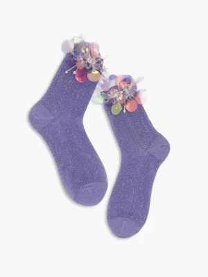 Handmade sequined beaded stockings 4