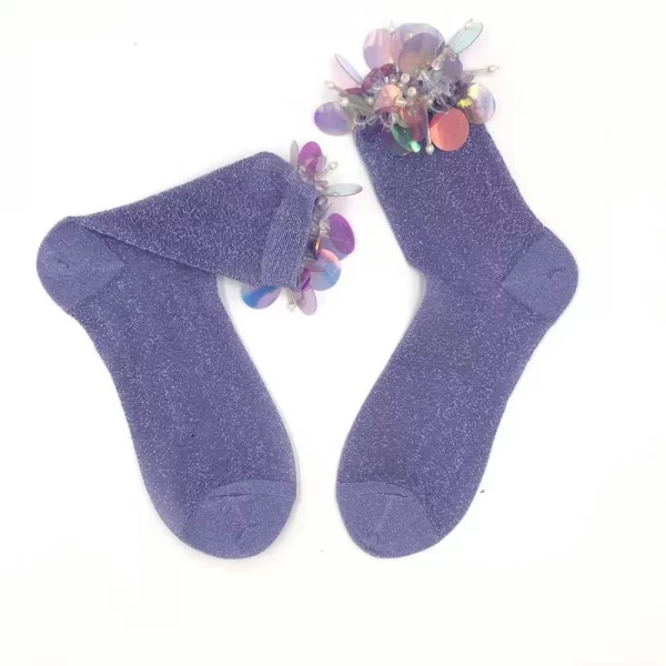 Handmade sequined beaded stockings