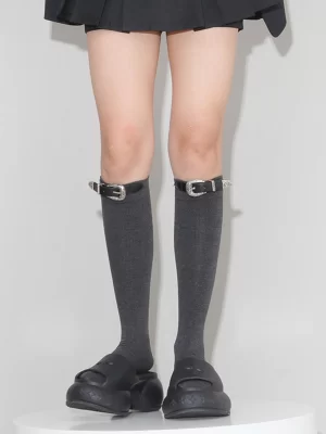 Punk Girl Calf Socks
