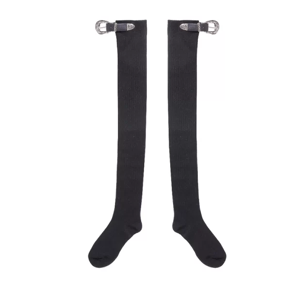 Punk Girl Over-the-Knee Wool Socks